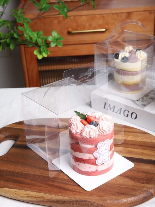 Mini Transparent Cake Box - Image 2